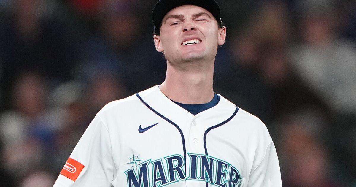 Mariners’ Kade Anderson exits start after taking line drive off pitching arm