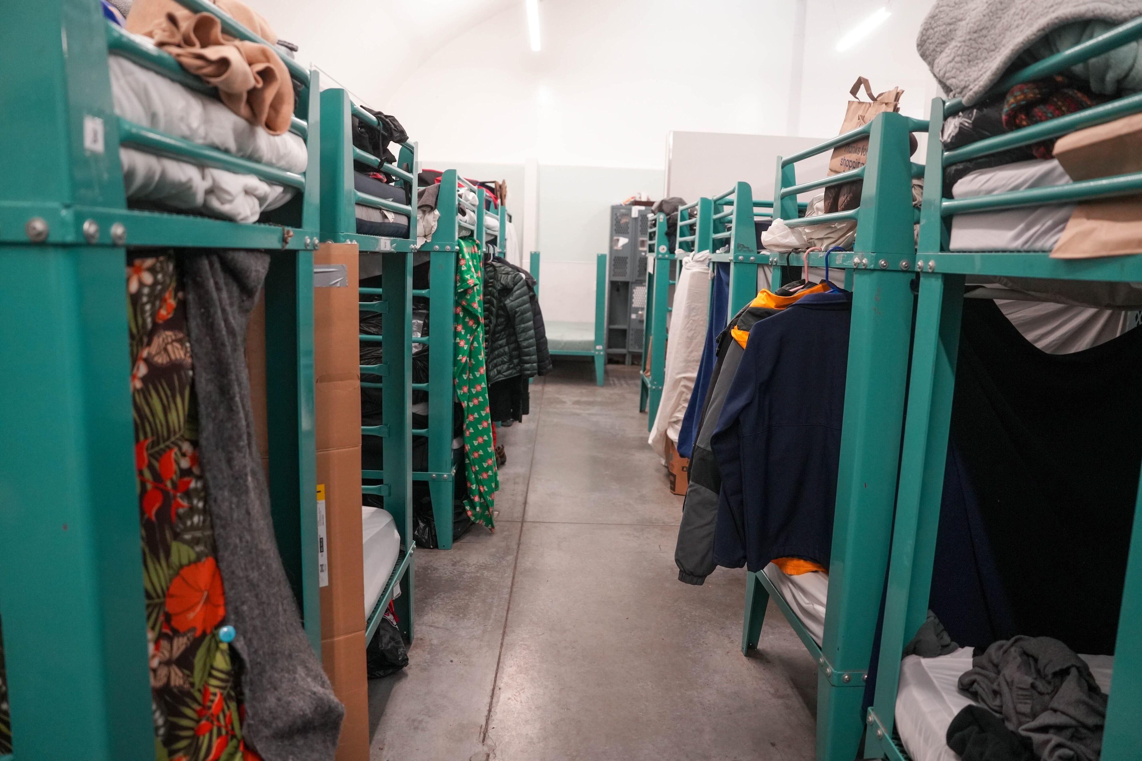 People staying in 24/7 shelters like the River District Navigation Center in Portland, which is set to close soon, are among those accounted for in Multnomah County’s homeless population database. (Vickie Connor / The Oregonian / TNS)