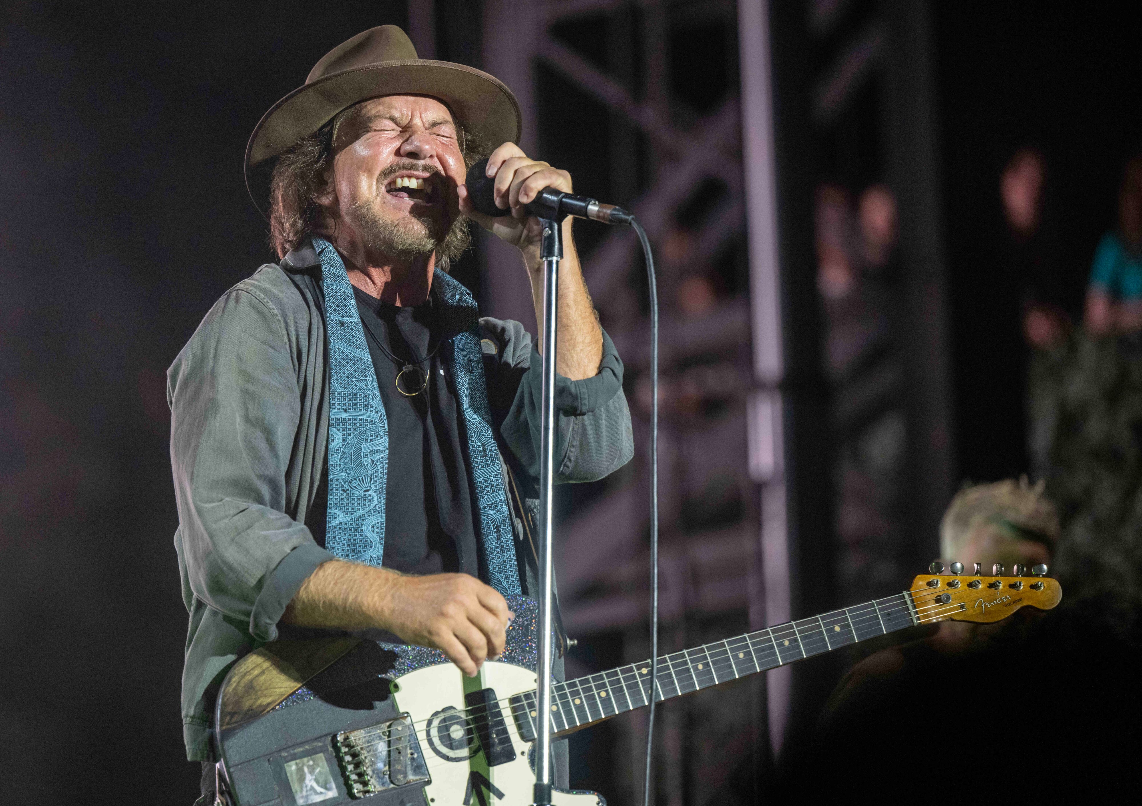 Eddie Vedder performs a surprise set with Pearl Jam on night one of the annual 3-day Ohana Festival at Doheny State Beach in Dana Point on Friday, Sept. 25, 2026. (Jeff Antenore/The Orange County Register/TNS)
