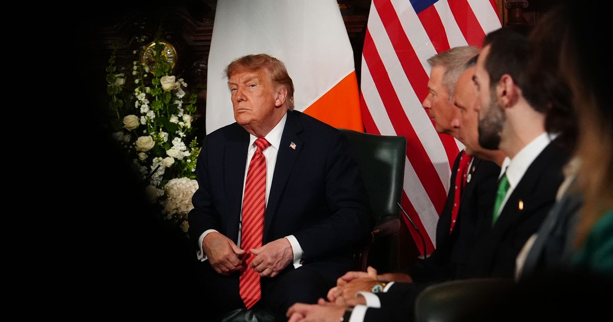 Trump says he’d like to see a unified Ireland as he visits for golf at his Doonbeg course