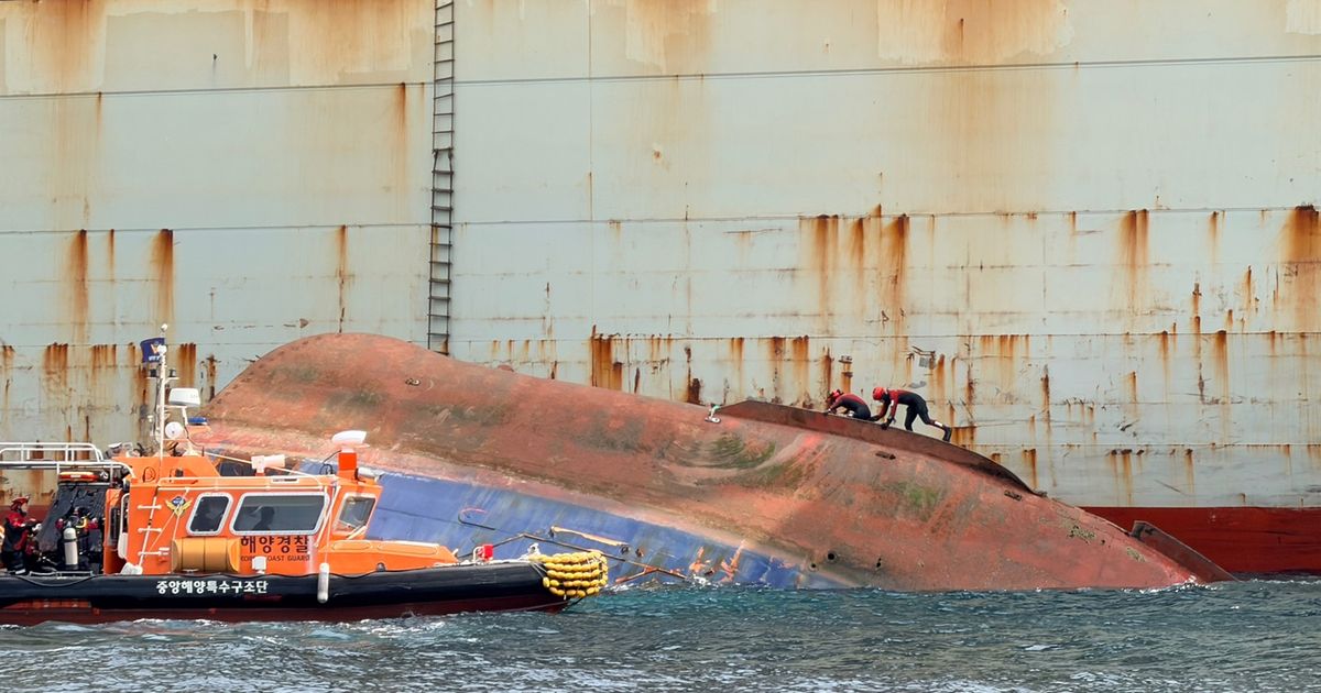 Tugboat sinks off South Korea’s southern coast, leaving 1 dead and 6 missing