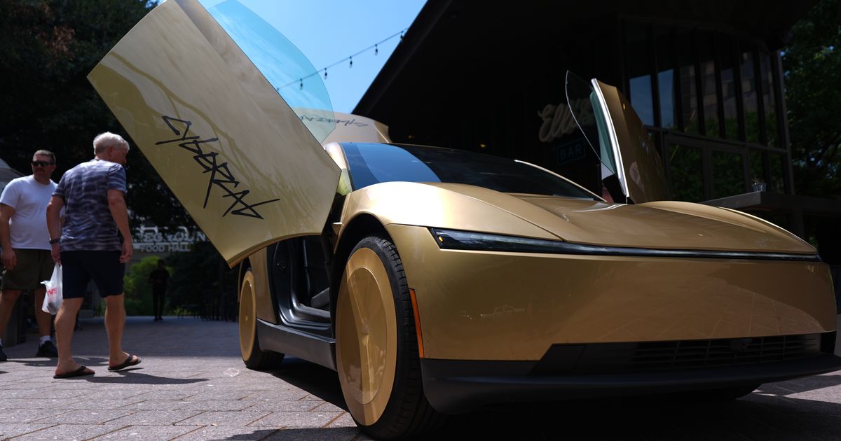 Musk launches steering-wheel-free taxi service in bet riders lose ‘no control’ fears and hop inside