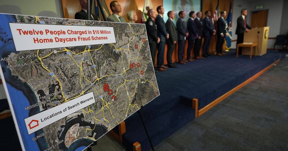 Federal authorities allege more than $10M in childcare payment fraud in California