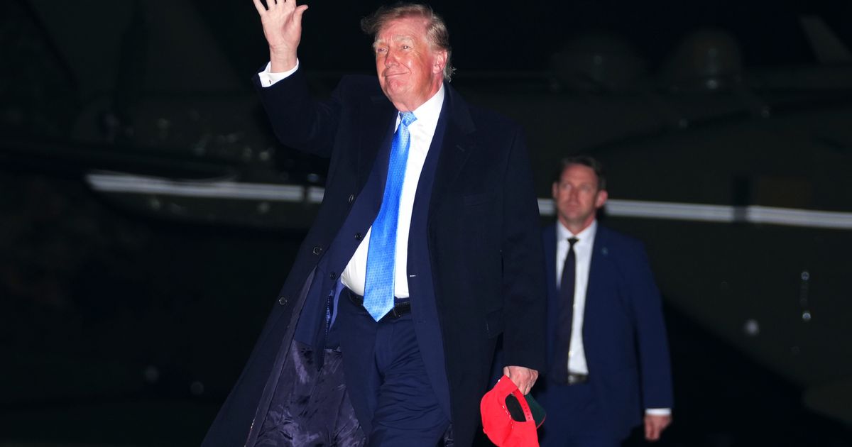Trump announcing a new Iowa steel plant that the White House says will be the nation’s biggest