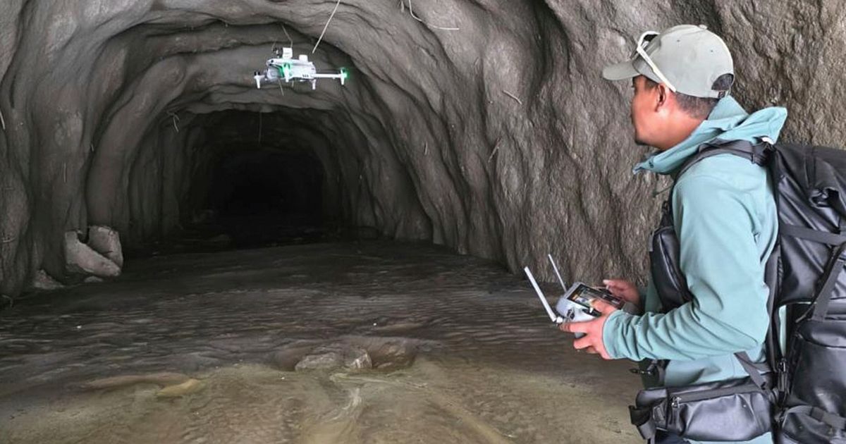 Drones helped find people after Nepal floods but the search inside hydropower tunnels is a challenge