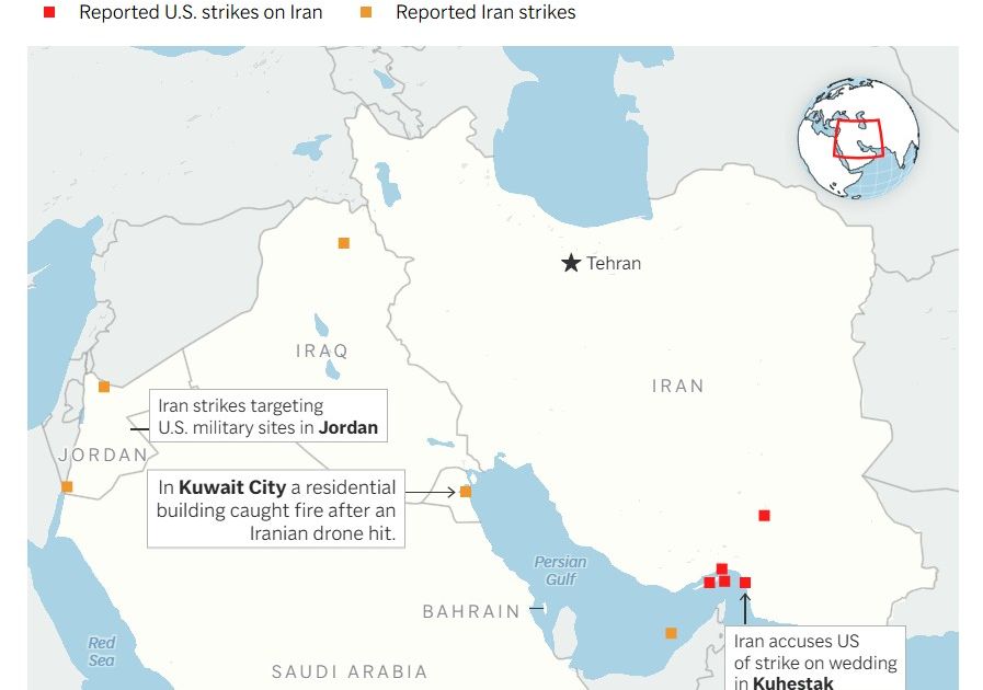 Iran targets US allies in Gulf after overnight attacks, and other Mideast news
