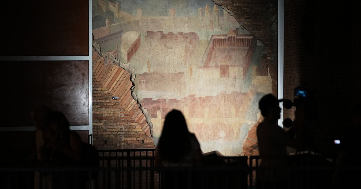 Ancient Rome’s biggest fresco and mosaic opens to visitors three decades after discovery