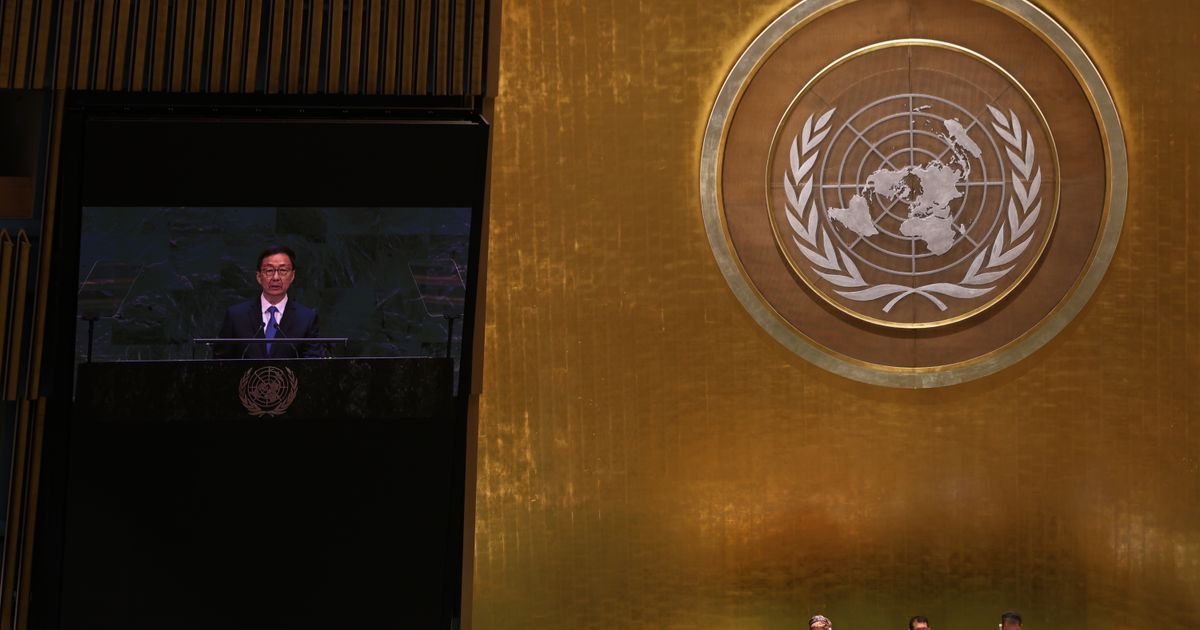 China, as usual, uses UN speech to promote global development as solution to world’s challenges
