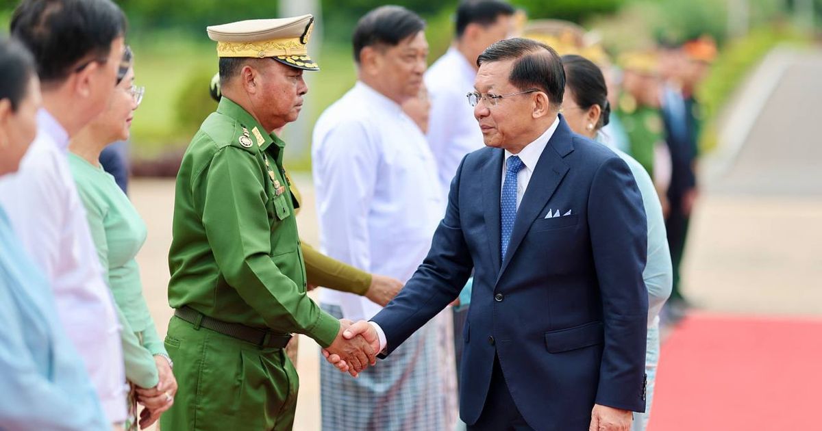 Head of Myanmar’s military-backed government visits Vietnam in bid to normalize ties