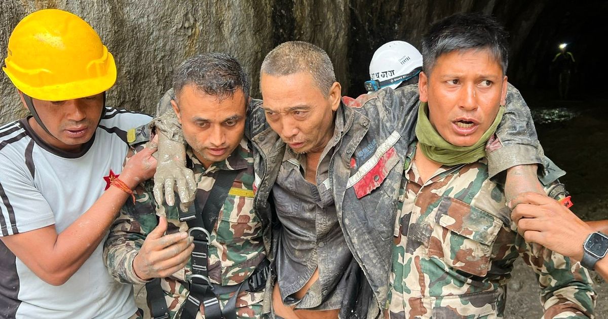 Rescuers in Nepal pull 2 people alive from the debris 10 days after devastating floods
