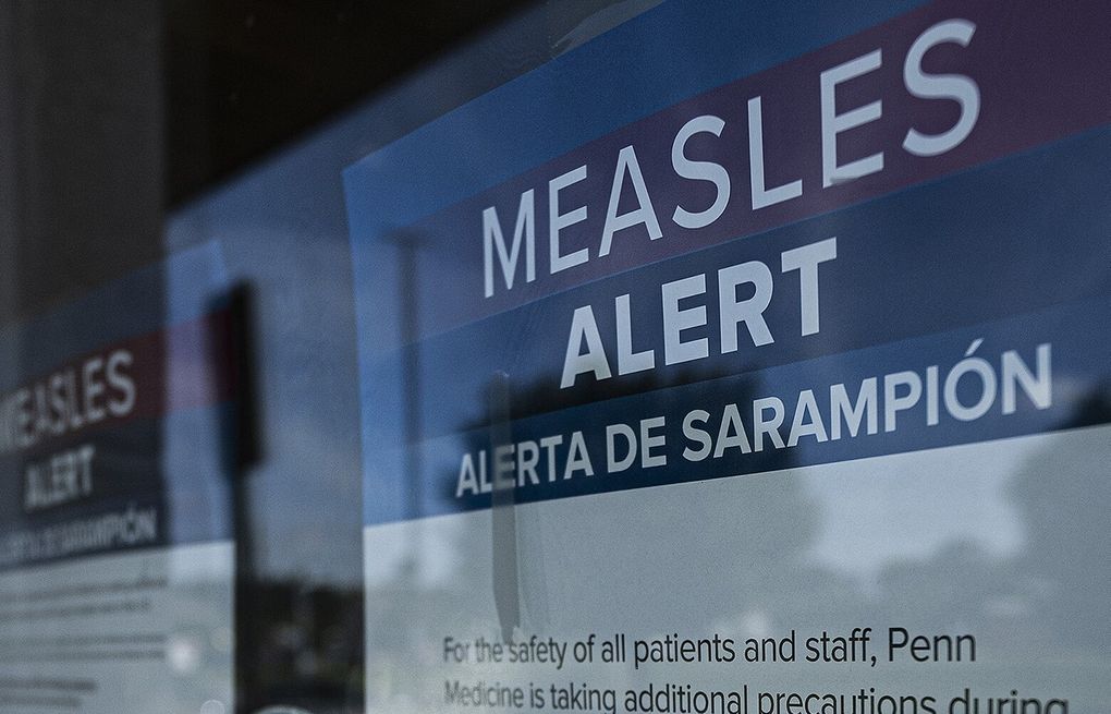 A 20-year-old woman with leukemia got measles and died in Pennsylvania's largest outbreak in decades