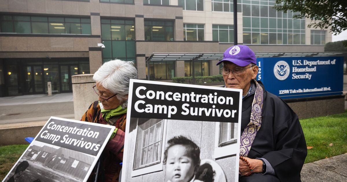 WA Japanese Americans make 4-day pilgrimage to ICE detention center
