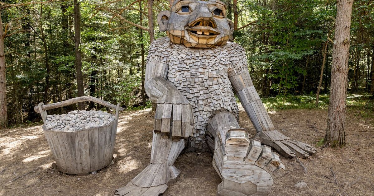 How giant trolls are helping transform an Adirondack mill town