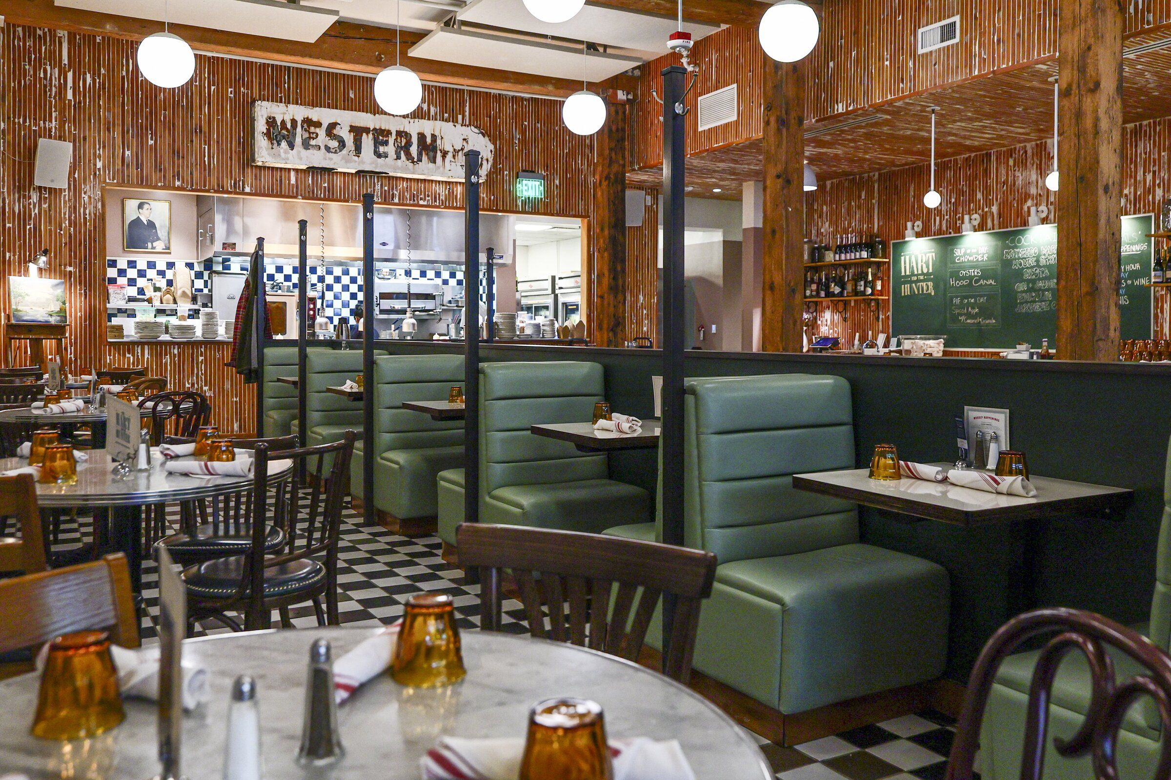 The Hart and the Hunter was named earlier this year by food critic Jackie Varriano as one of her favorite hotel restaurants in Seattle. (Kevin Clark / The Seattle Times, archive photo)