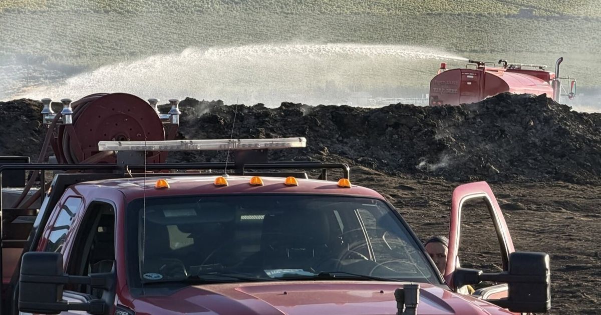 Wildfire near Tri-Cities caused by arcing powerline