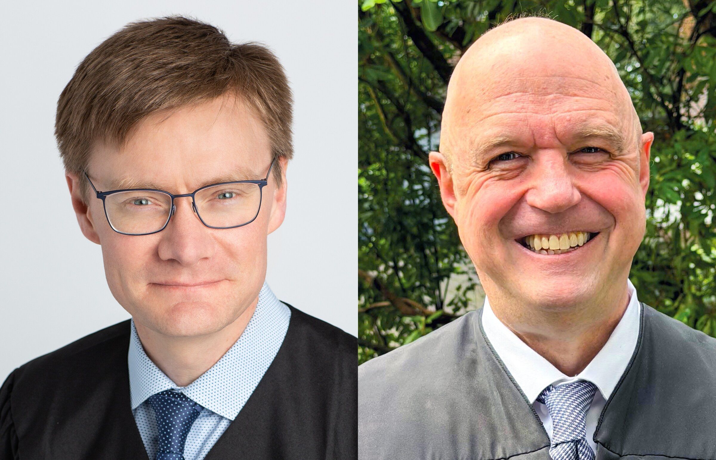 Ian Birk, left, and Sean O’Donnell are running for the Washington State Supreme Court, Position 4. (Courtesy of the campaigns)