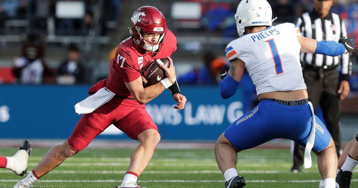 WSU football folds late as upset bid comes up short vs. No. 21 Boise State