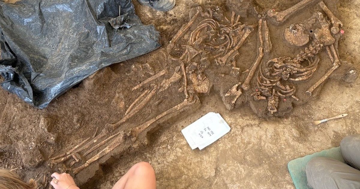 Dozens of headless skeletons pose a macabre mystery