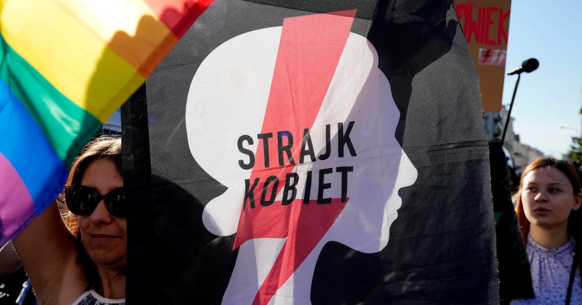Women are protesting around Poland for free access to legal abortions
