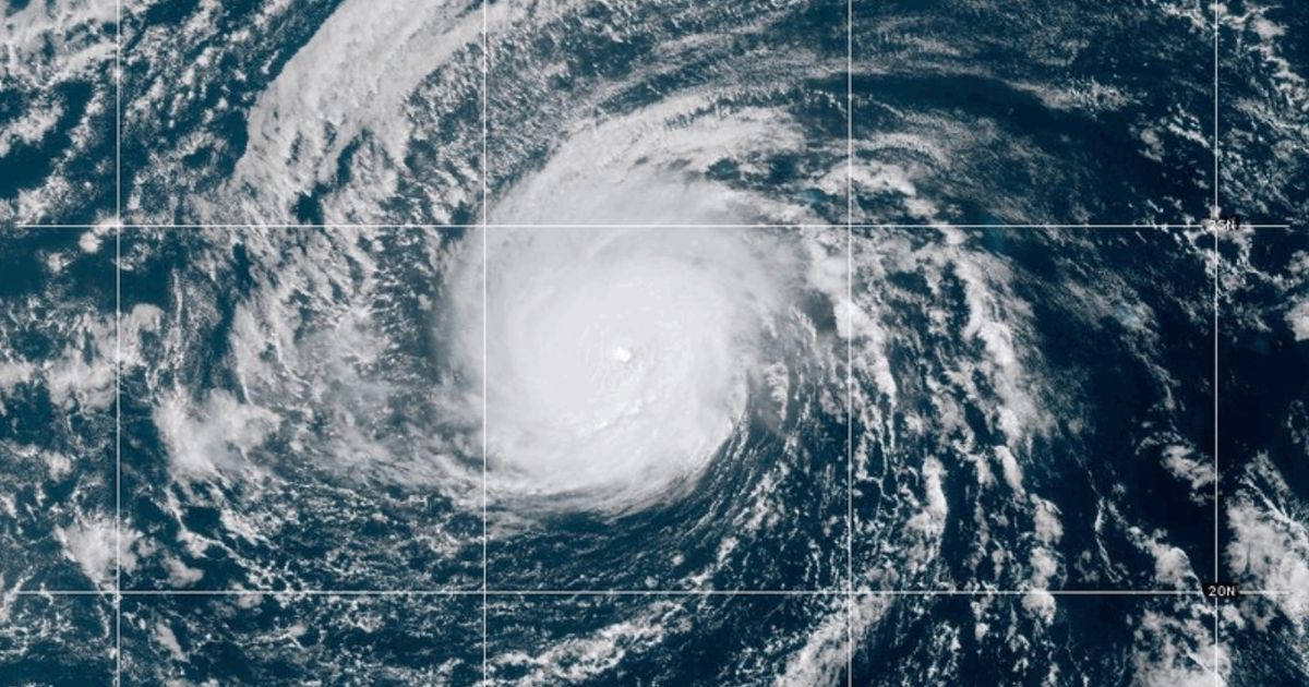 Nolo becomes a Category 3 Hurricane in the remote Pacific Ocean